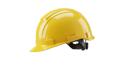 Fototapeta premium yellow work helmet transparent background