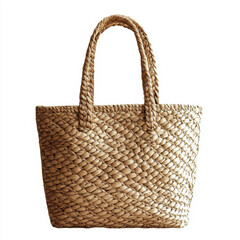 Stylish woven tote bag made from natural fibers, perfect for everyday use. Its high end design adds touch of elegance to any outfit