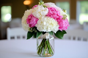 Small bouquets of flowers for table centerpieces