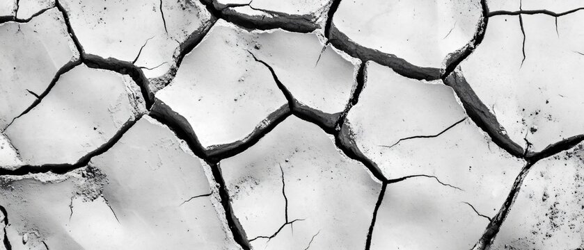 Gray Dry Soil Cracks Background Texture Photography