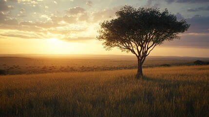 Fototapeta premium Aerial View of Kenya's Masai Mara National Reserve
