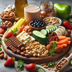 vegetables and fruits