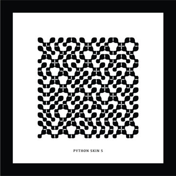 Vector Pattern Design - Python Skin S