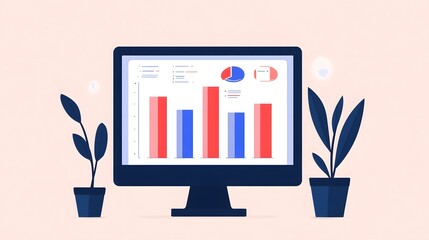Interactive Online Workspace with Floating Analytics Graphics Display