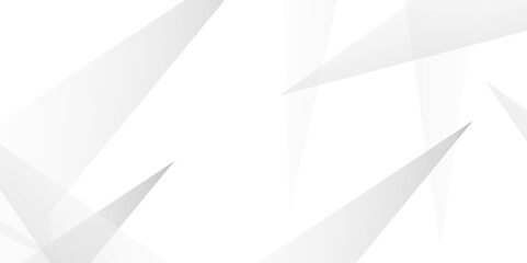 Abstract grey lines on white background with luxury shapes tringle background. Modern pattern elegant gray line template background.