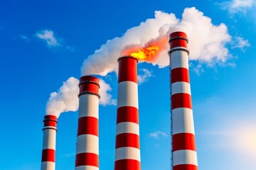 The power industry factory at nightIndustry pipeline transport petrochemical, gas and oil processing