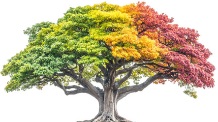 Four Seasons in One Tree