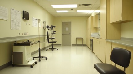 Medical Examination Room: Clean, Bright, and Well-Equipped