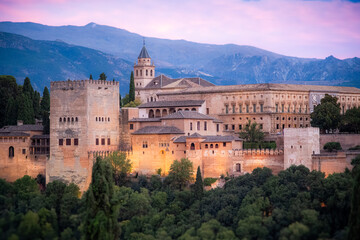 Fototapeta premium view of the alhambra