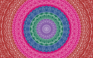 Signs and symbols. Full frame circle pattern lotus or flower mandala art design. beauty, fashion, geometry, colorful, vintage, tradition, classic, dco, cycle, full frame, style, culture of india.