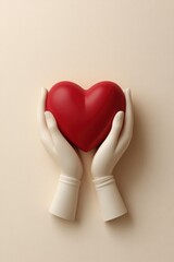 Obraz premium Caring for a Heart