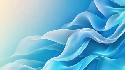 Obraz premium Abstract blue background design with smooth flowing lines and gradients for graphic and web use