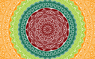 Signs and symbols. Full frame circle pattern lotus or flower mandala art design. beauty, fashion, geometry, colorful, vintage, tradition, classic, dco, cycle, full frame, style, culture of india.