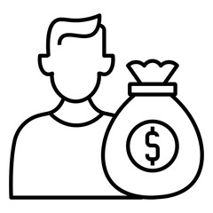 revenu vector icon