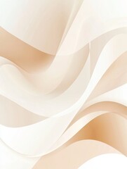 Obraz premium Elegant Soft Fabric Draping With Natural Marbling, Perfect for Textiles and Interior Design, Showcasing a Tranquil Beige Palette