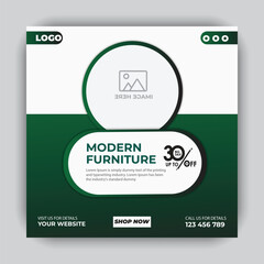 Modern Furniture social media post design