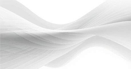 Obraz premium business background lines wave abstract stripe design white