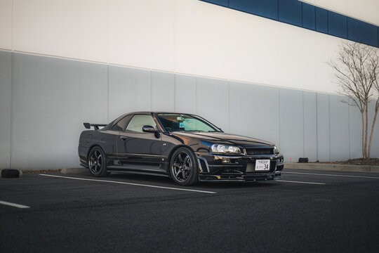 Nissan R34 GTR Skyline in Beaufort, South Carolina, February 21, 2025