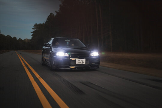 Nissan R34 GTR Skyline in Beaufort, South Carolina, February 21, 2025