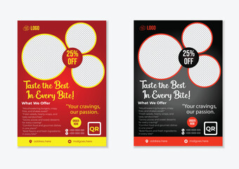 Food Flayer For Restaurant looking delicious 