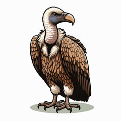 Obraz premium vulture isolated on white background