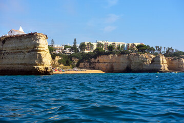 Fototapeta premium The Chapel of Nossa Senhora da Rocha and the beach Porches portugal