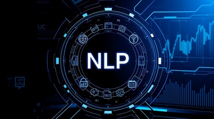 Obraz premium NLP - Speech Recognition - Computational Linguistics Concept, nlp background