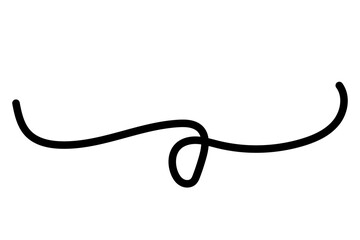 手描きの吹き出し02　あしらい02　ベクター