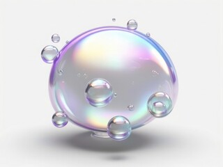 "Futuristic Metallic Spheres: 3D Abstract Digital Art in High Resolution