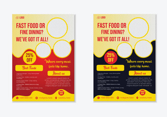 Food Flayer For Restaurant looking delicious 