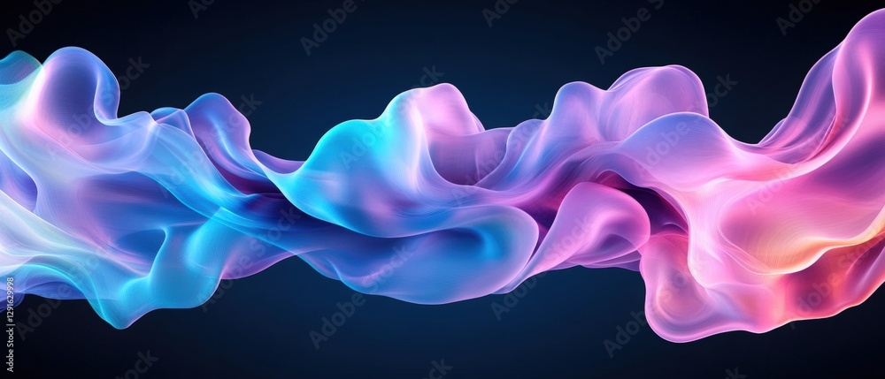 Poster abstract smoke background with flowing wisps in various shades creating a dynamic visual effect