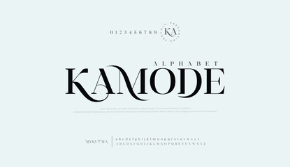 Elegant luxury font alphabet logo. Typography Beauty minimal modren fashion classic letter serif fonts decorative wedding vintage retro logos. vector illustration
