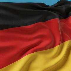 Naklejka premium die deutsche nationalflagge, ki generiert