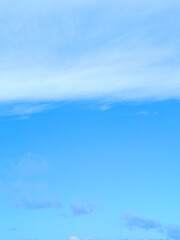 Large White Clouds in a Calm Blus Sky