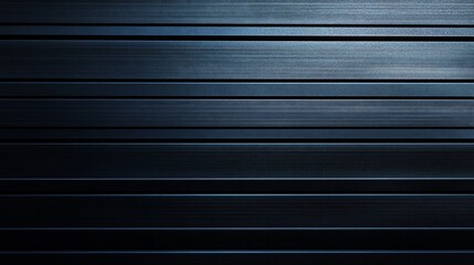 Fototapeta premium Abstract dark metallic horizontal lines background