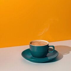 Obraz premium cup of coffee on the table