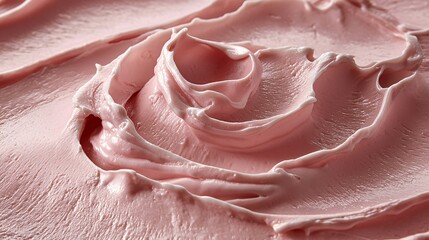 Swirled pink cream texture background
