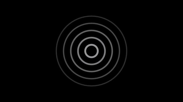 Radio waves background animation and Expanding graphics. Radio waves concept. network tower produced radio wave concept. 4k video.