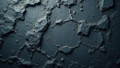 Rough, dark gray concrete wall texture Close-up , surface, grey