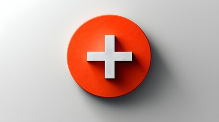 Obraz premium Flat New Geometric Plus Symbol Design for Modern Digital Interface and Creative Concept Minimalist Shapes Clean Lines and Seamless Pattern for Technology Innovation and Creativity