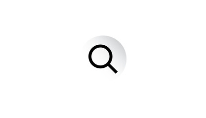 search icon design illustration of transparent background