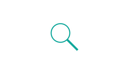 illustration of search icon design on a checkerboard transparent background