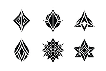 Abstract Geometric Logo Set.