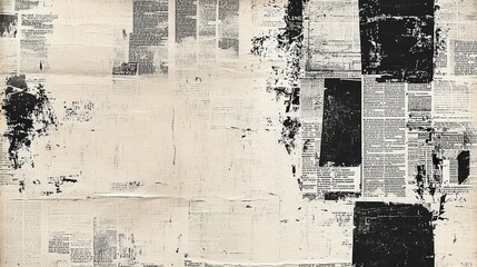 An exploration of black and white cutouts in a stylish collage format.