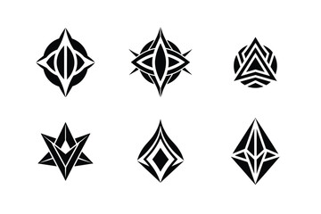 Abstract Geometric Logo Set.