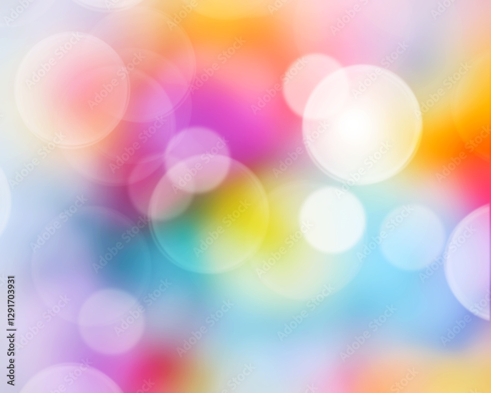 Canvas Prints abstract colorful bokeh background blur. rainbow blur easter background wallpaper.