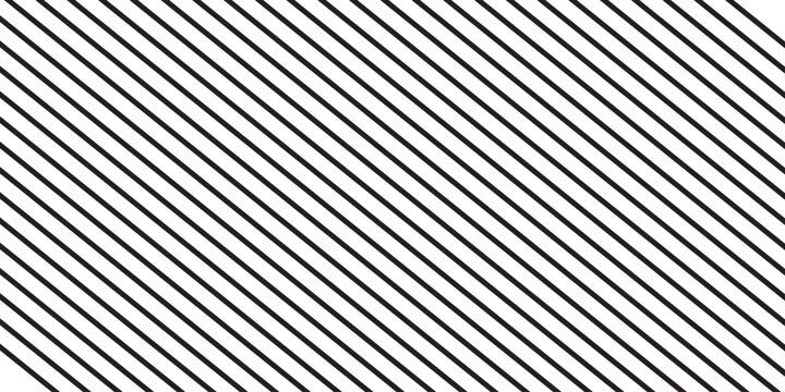 Diagonal lines on white background. Rows of slanted black lines. Stripes grid.