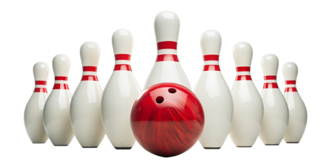 Bowling Strike Action – Bowling Ball Knocking Down Pins on Transparent Background
Dynamic Bowling Shot – Striking Down Pins with a Bowling Ball Cutout