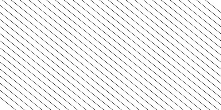 Diagonal lines on white background. Rows of slanted black lines. Stripes grid.
