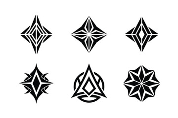 Abstract Geometric Logo Set.